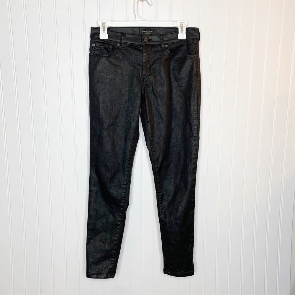 Banana Republic Skinny Fit Faux Leather Pants 4P